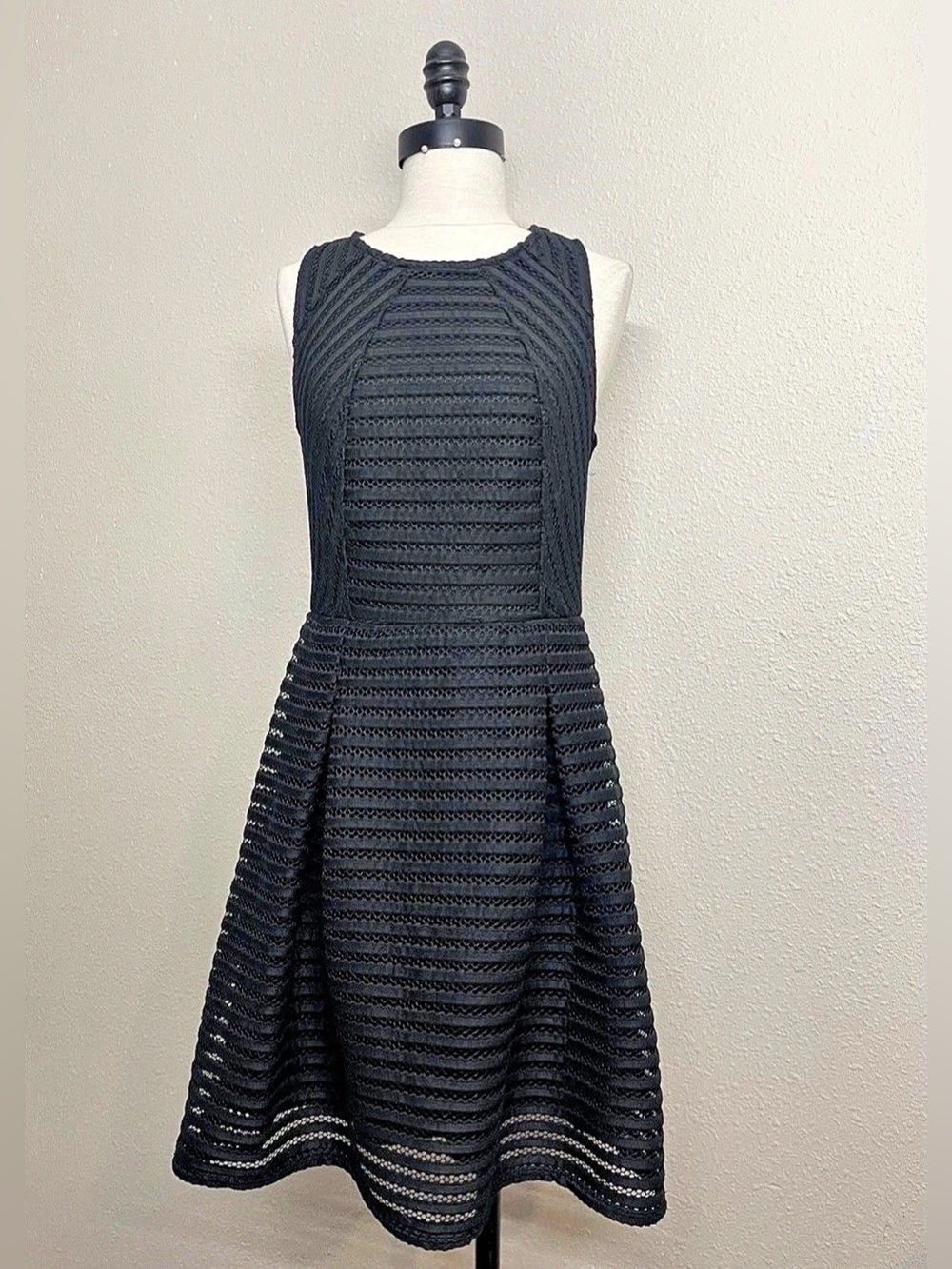 Mossimo Black Textured Mini Dress Size Medium